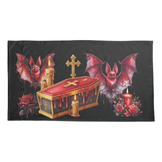 Vampire Bats 枕カバー (裏面)