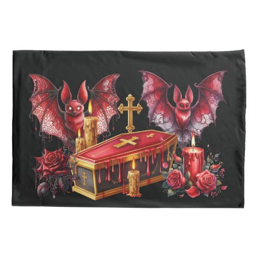 Vampire Bats 枕カバー (裏面)