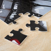 Vampire Demon Portrait – Gothic Horror Fantasy Art ジグソーパズル (側面)