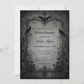 Vampire Gothic Bridal Shower invitation 招待状 (正面)