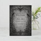 Vampire Gothic Bridal Shower invitation 招待状 (スタンド正面)