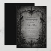 Vampire Gothic Bridal Shower invitation 招待状 (正面/裏面)