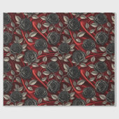 Vampire Halloween Pattern  ラッピングペーパー (フラット)