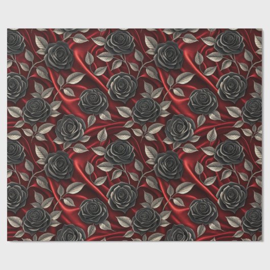 Vampire Halloween Pattern  ラッピングペーパー (フラット)