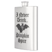 Vampire I Never Drink Pumpkin Spice フラスク (左)