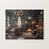 Vampire Library Gothic Home Decor ジグソーパズル (横)