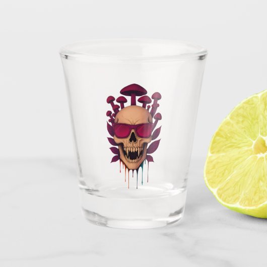 Vampire Mushroom Skull ショットグラス (正面)