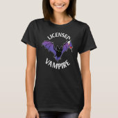 Vampire   Phlebotomy Phlebotomist Technician Nurse Tシャツ (正面)