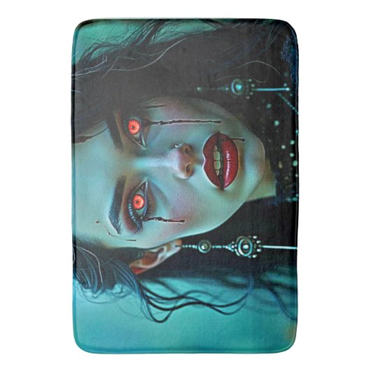 Vampire Queen: Dark Allure Art バスマット (正面縦)