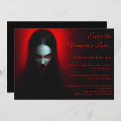Vampire Queen – Halloween Costume Party Invitation 招待状 (正面/裏面)