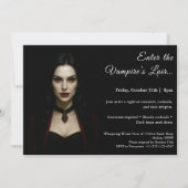 Vampire Queen – Halloween Costume Party Invitation 招待状 (正面)