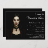 Vampire Queen – Halloween Costume Party Invitation 招待状 (正面/裏面)
