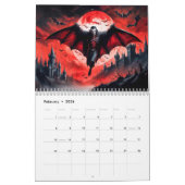 Vampire Realms – Gothic Fantasy Art Calendar 2026 カレンダー (2月 2026)