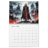 Vampire Realms – Gothic Fantasy Art Calendar 2026 カレンダー (1月 2026)