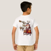Vampire Santa Trick or Treat | ハロウィン Tシャツ (裏面フル)