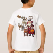 Vampire Santa Trick or Treat | ハロウィン Tシャツ (裏面)