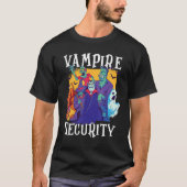 Vampire Security Easy Halloween Costume Tシャツ (正面)