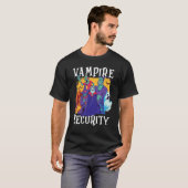 Vampire Security  Easy Halloween Costume Tシャツ (正面フル)