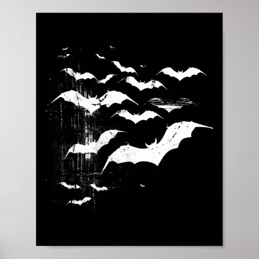 Vampire Ts Horror Spooky Scary Halloween Goth Aest ポスター (正面)