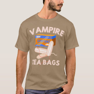 Vampireea Bagsampon Horror Humoreabags Funny Men W Tシャツ