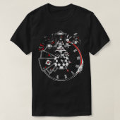VampireFreaks Alice In Wonderland Clock Premium Tシャツ (デザイン正面)