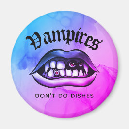Vampires料理を行わないおもしろいVaporwave マグネット