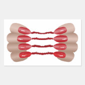 Vampirfinger V.2 長方形シール (正面)