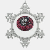 Vampiric Gothic Romance – 死ぬまで私たちはクラス スノーフレークピューターオーナメント (正面)