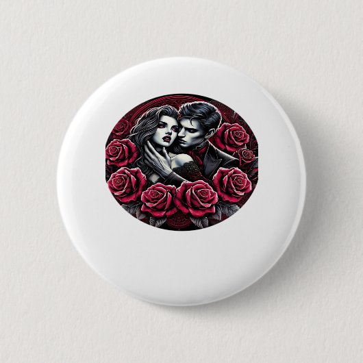 Vampiric Gothic Romance – Till Death Do Us In Clas 缶バッジ (正面)