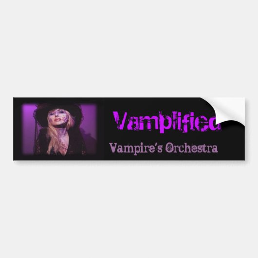 Vamplifiedの吸血鬼のオーケストラ バンパーステッカー (正面)
