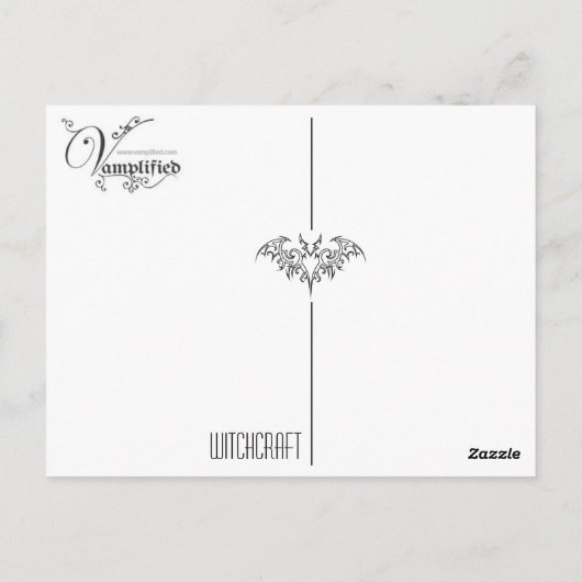 Vamplifiedの魔力 ポストカード (裏面)