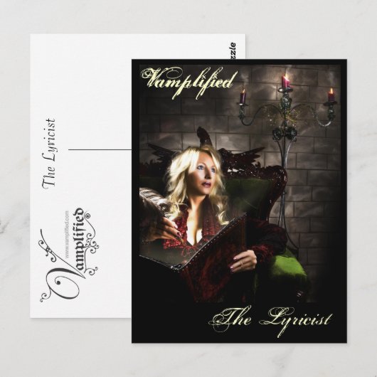 Vamplified、叙情詩人 ポストカード (正面/裏面)