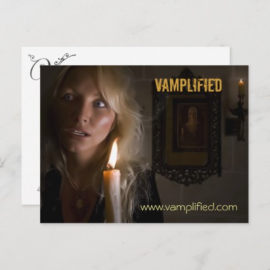 Vamplipted、www.vamplified.com ポストカード (正面/裏面)
