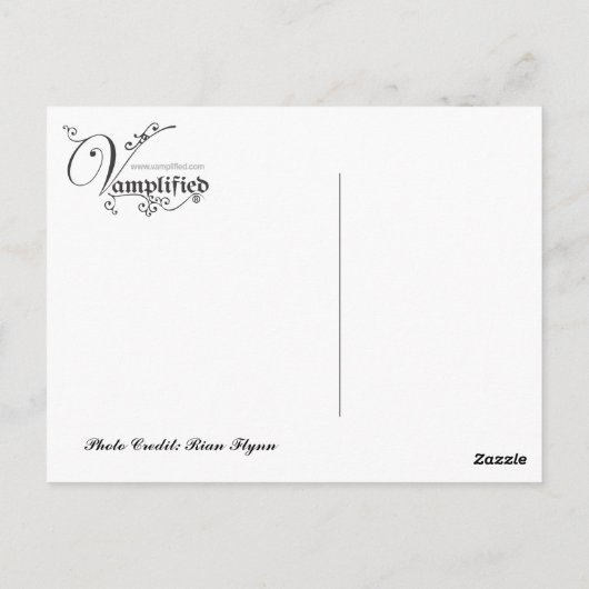 Vamplipted、www.vamplified.com ポストカード (裏面)