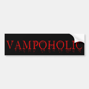 vampoholicバンパーステッカー バンパーステッカー