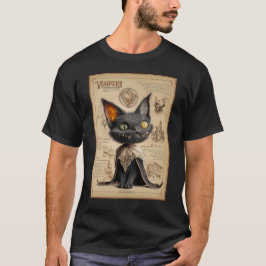 Vampurr: Vampire Cat Bestiary Illustration Tシャツ