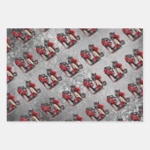 VampyストラッピーStilettos |レッドローズヒールグランジオン ラッピングペーパーシート (正面3)