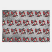 VampyストラッピーStilettos |レッドローズヒールグランジオン ラッピングペーパーシート (正面)