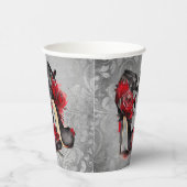 VampyストラッピーStilettos |レッドローズヒールグランジオン 紙コップ (右)