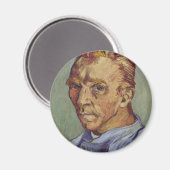 Van ゴッホによるBearless Vanゴッホの自画像 マグネット (正面/裏面)