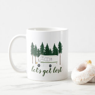 Van Camper RV Trees失った Forestを入手 コーヒーマグカップ