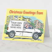 Van Christmas Cardのビジネス名 カード