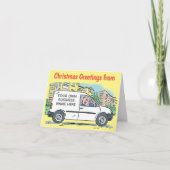 Van Christmas Cardのビジネス名 カード (正面)