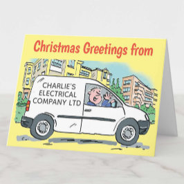 Van Christmas Cardの電気事業名 カード