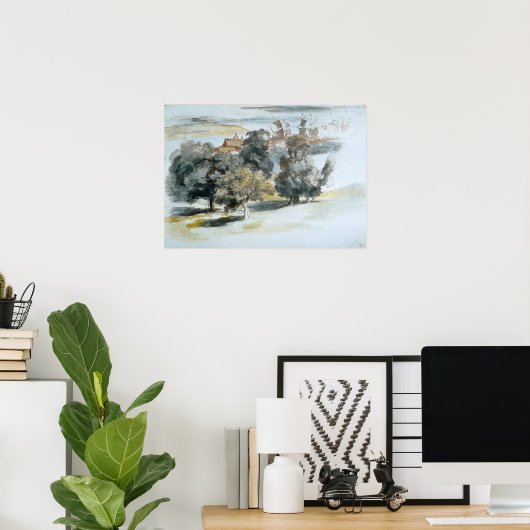 Van Dyck – イギリスの風景 ポスター (ホームオフィス)