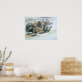 Van Dyck – イギリスの風景 ポスター (キッチン)