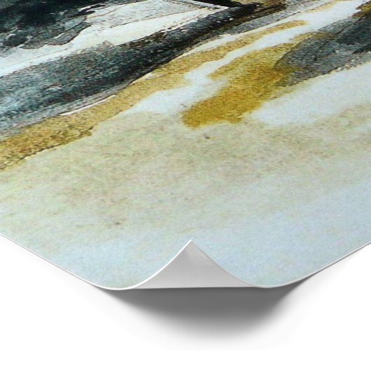 Van Dyck – イギリスの風景 ポスター (角)