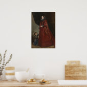 Van Dyck – 女性と子供のポートレート ポスター (キッチン)