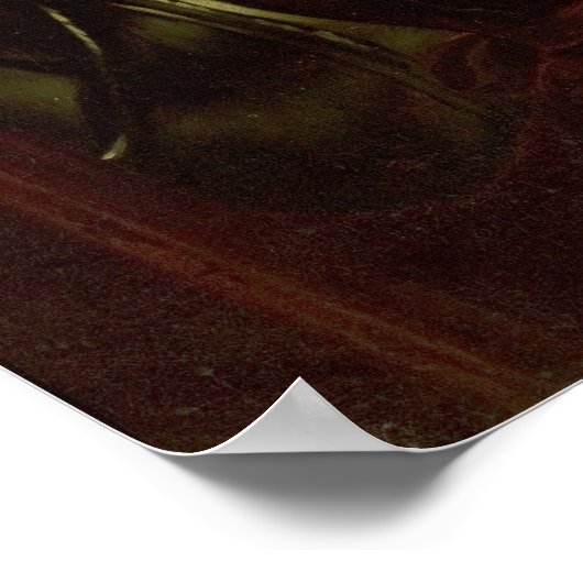 Van Dyck – 赤いSの鎧を着た男のポートレート... ポスター (角)