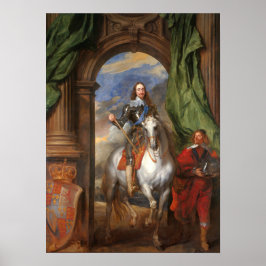 Van Dyck - Charles I With M. De St Antoine ポスター